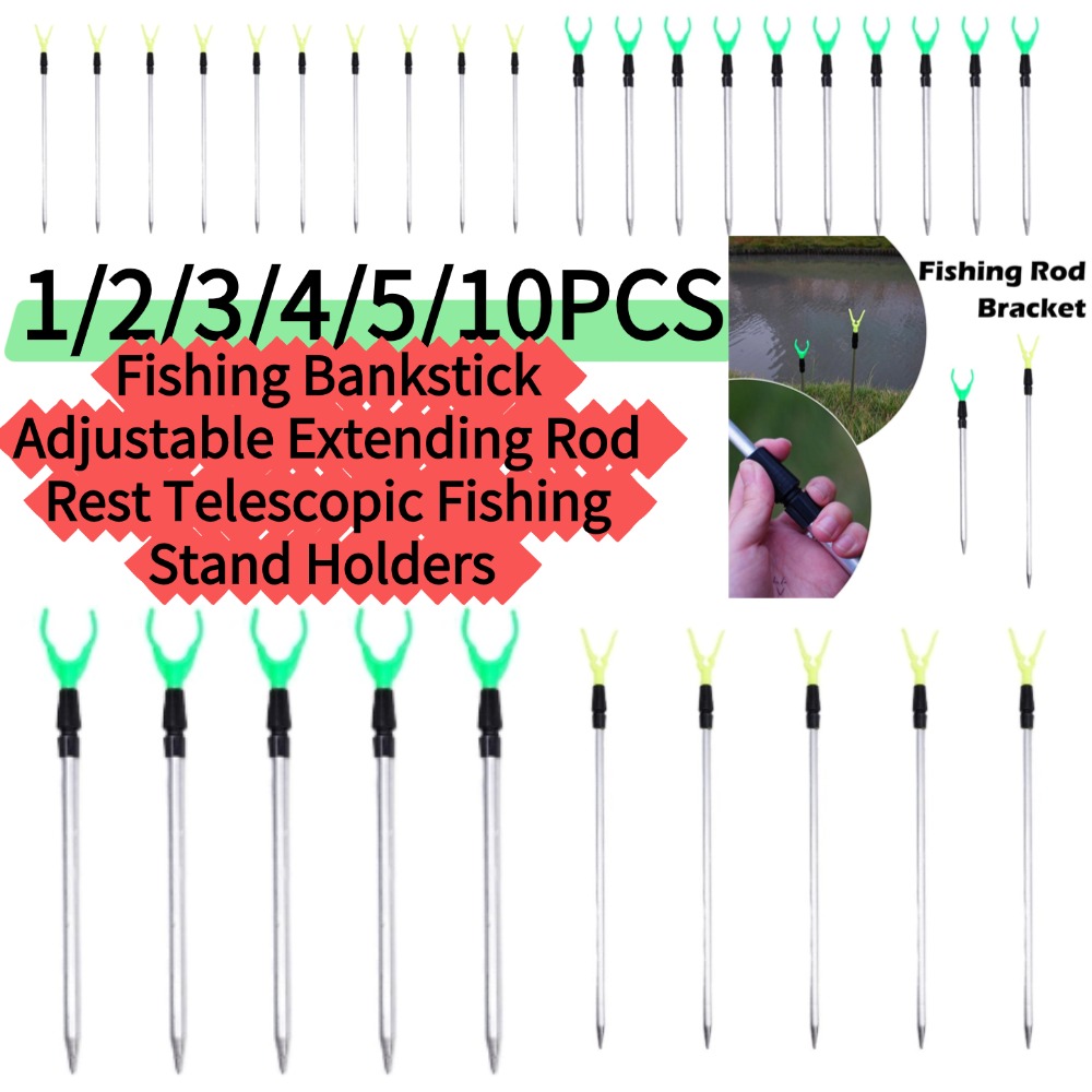 1/5/10pcs*50/80cm Fishing Bank - огляд і ціна Fishing Rod Telescopic