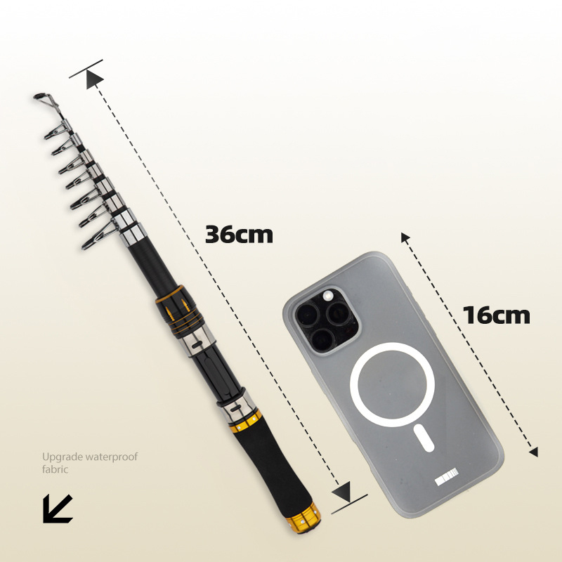 Carbon Fiber Fishing Rod 2.1m  - огляд і ціна Fishing Rod Carbon Fiber