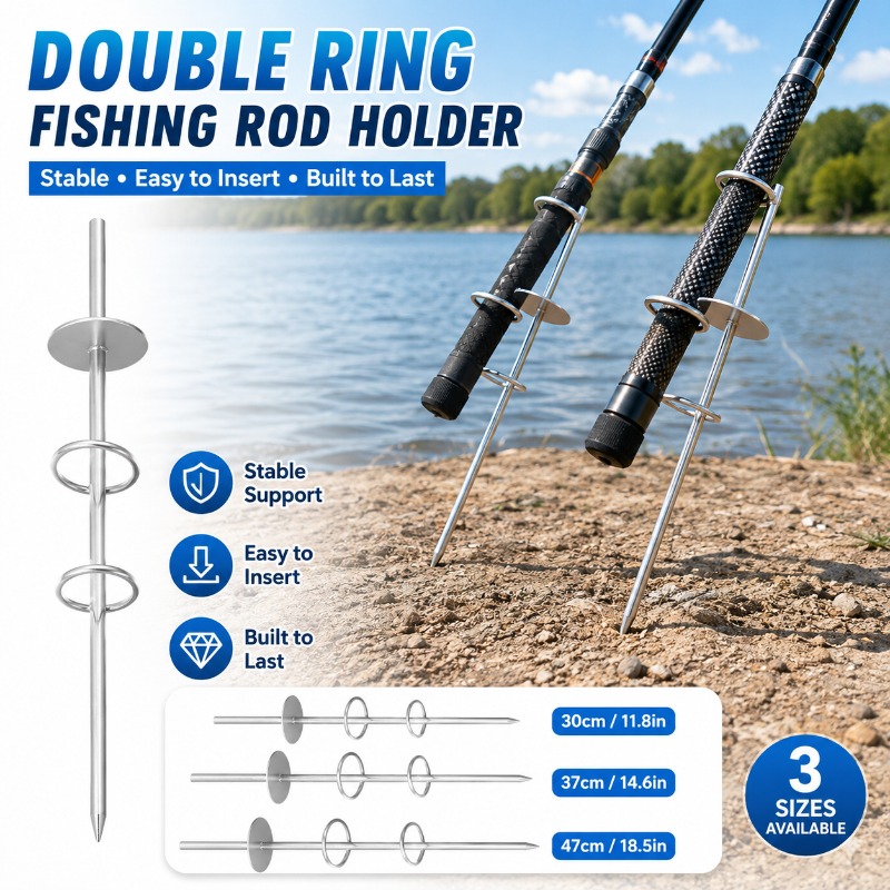 Double Ring Fishing Rod Holder - огляд і ціна Fishing Rod Surf