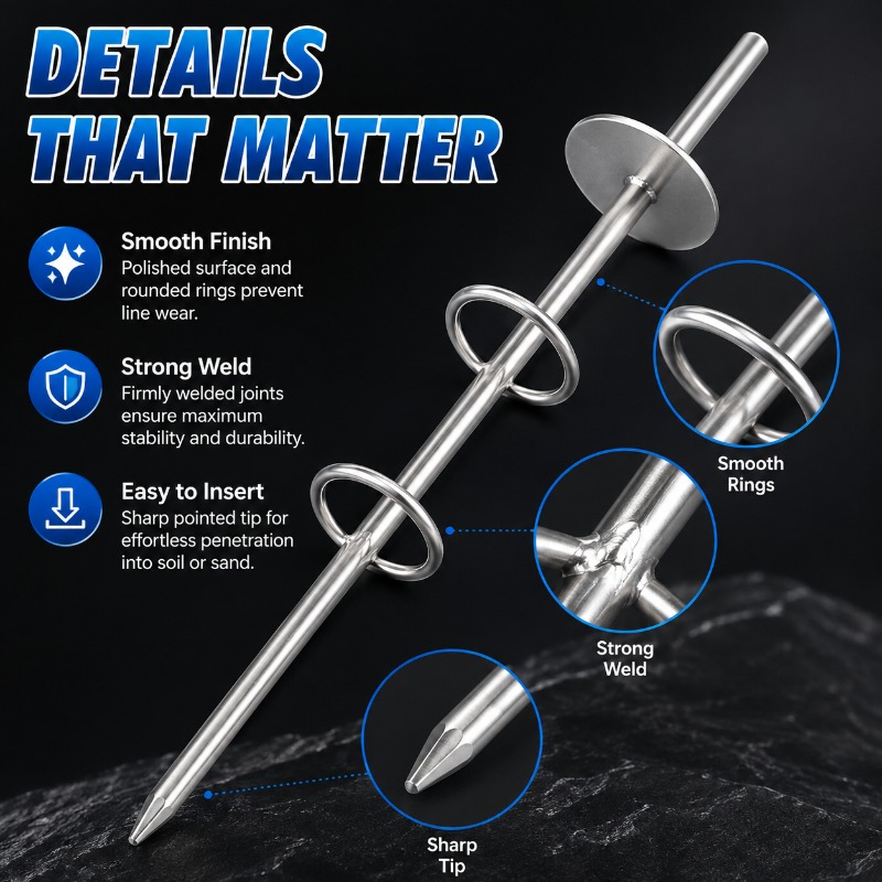 Double Ring Fishing Rod Holder - огляд і ціна Fishing Rod Surf