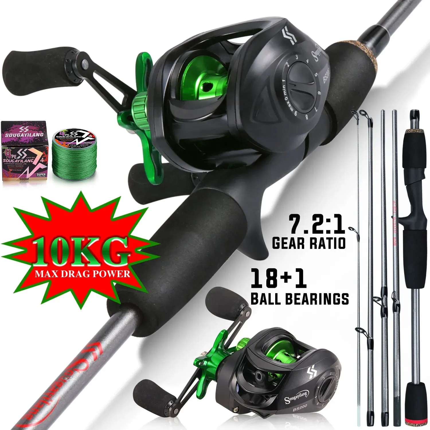 Sougayilang Fishing Rod Combo  - огляд і ціна Fishing Rod Combo