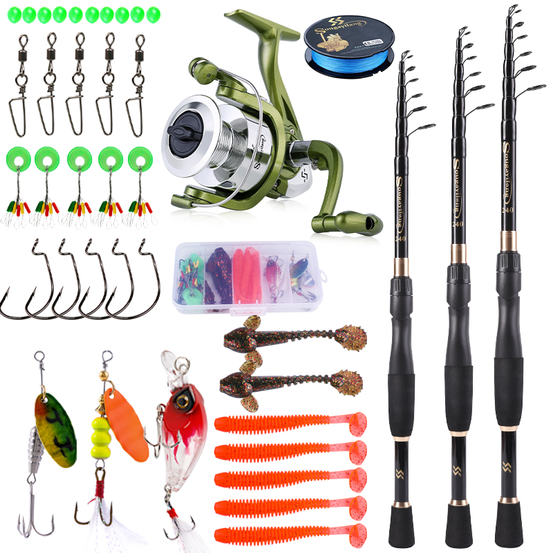 Sougayilang Telescopic Fishing - огляд і ціна Fishing Rod Spinning