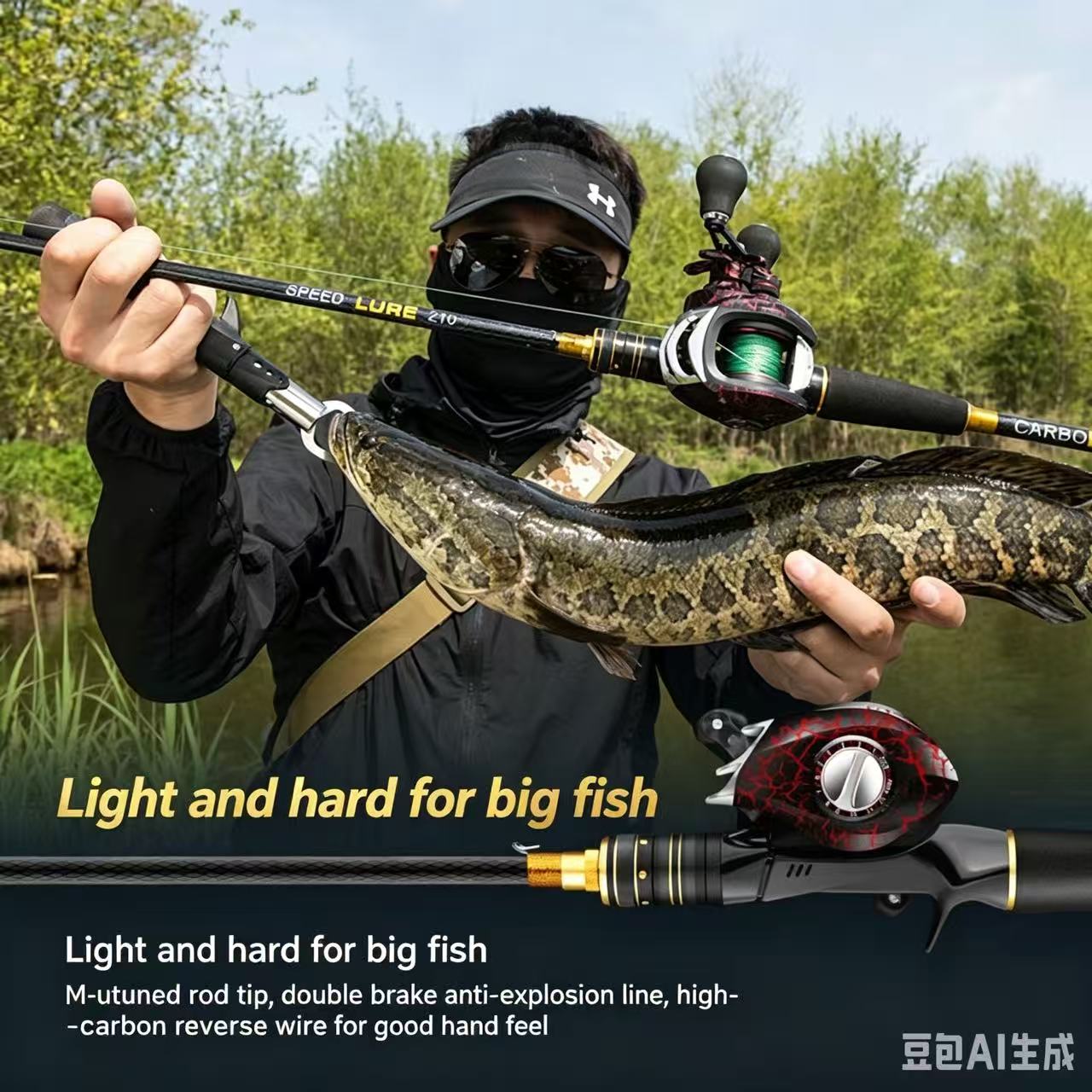 M Power Carbon Fiber Fishing R - огляд і ціна Fishing Rod Carbon Fiber